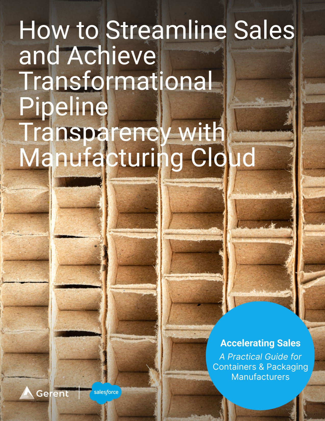 How to Streamline Sales and Achieve Transformational Pipeline
Transparency with Manufacturing Cloud Cover
